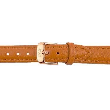 Brown Leather Strap & Rose Gold Buckle watch straps Brother & Sisters